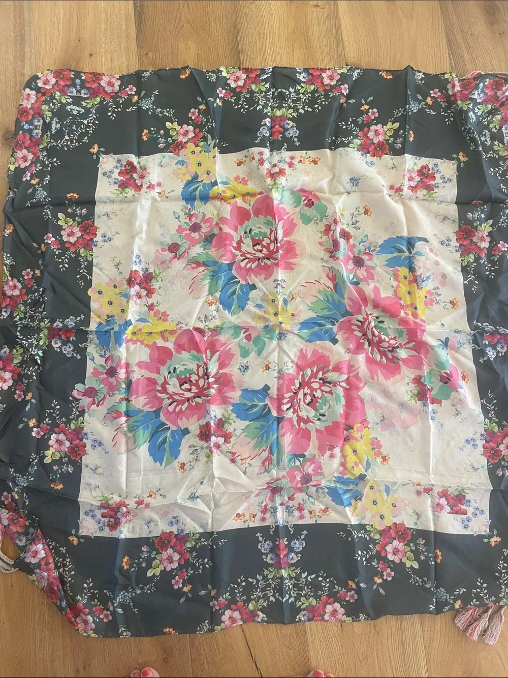 Johnny was $120 silk scarf new